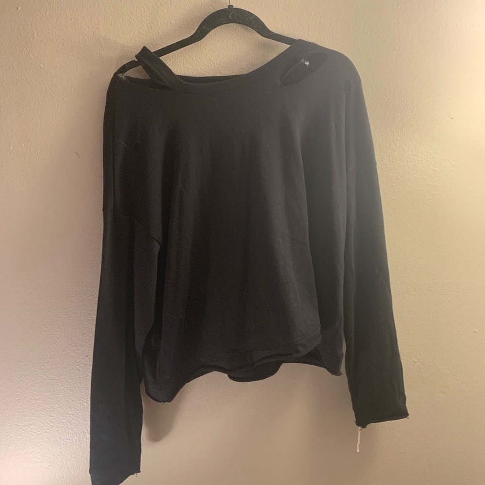Oversized Cut Up/Hole Sweatshirt